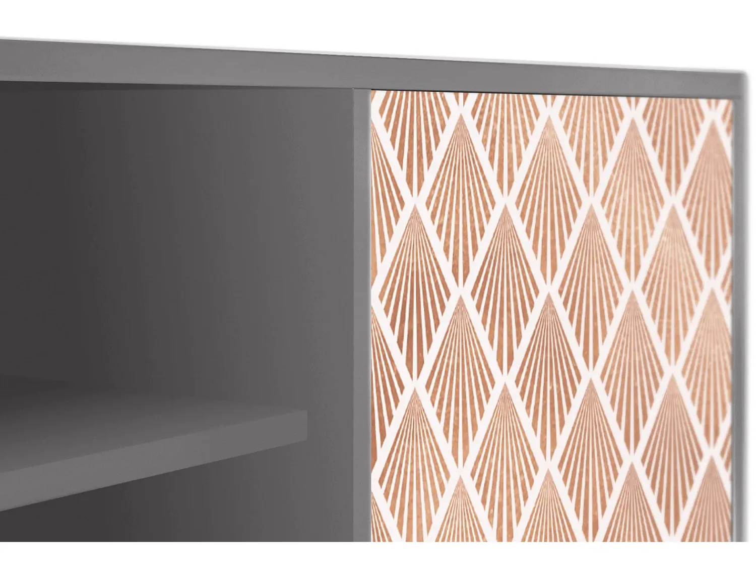 Mueble de TV - 170х69х48 cm - T2 - Pastel Sunrise, Cinza^ Móvel De Tv