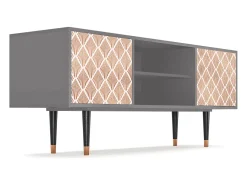 Mueble de TV - 170х69х48 cm - T2 - Pastel Sunrise, Cinza^ Móvel De Tv