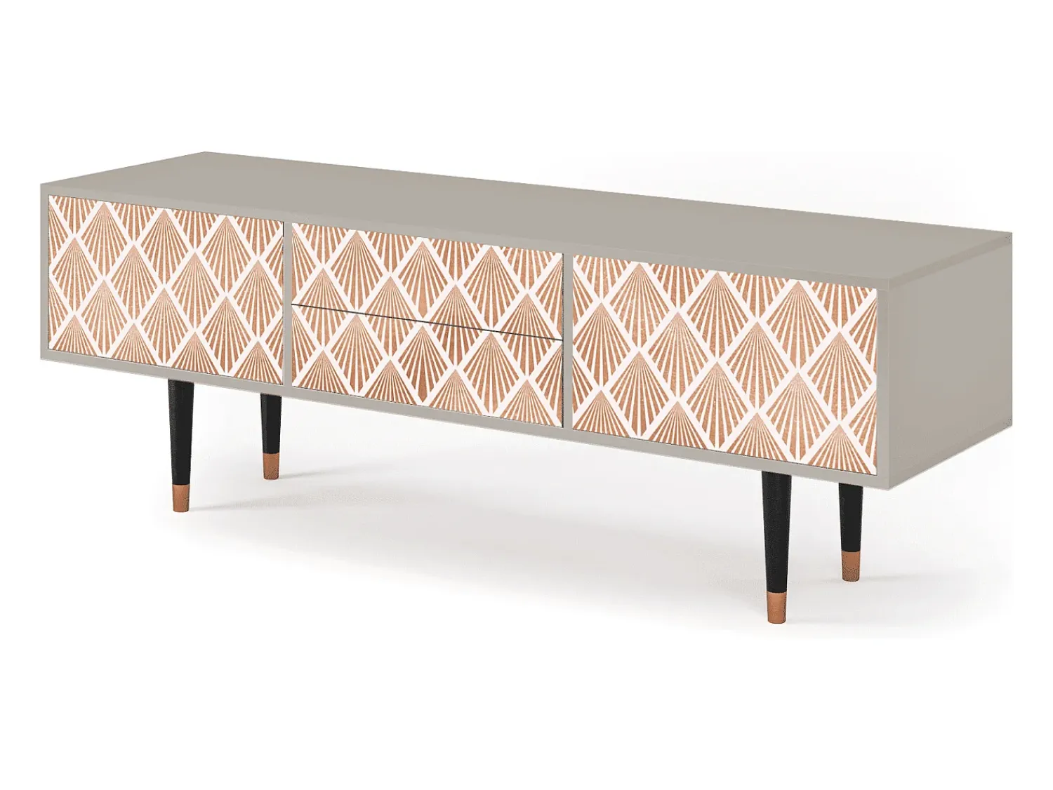 Móvel De Tv* Mueble de TV - 170х59х48 cm - T4 - Pastel Sunrise, Areia Bege