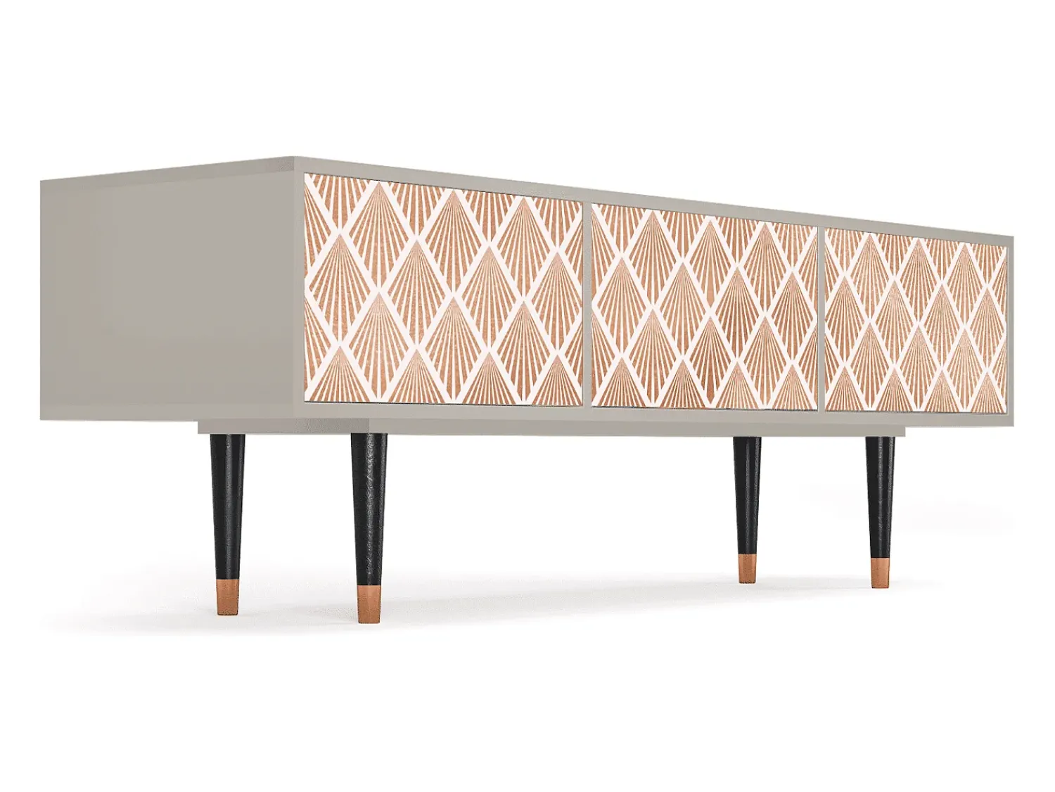 Móvel De Tv* Mueble de TV - 170х59х48 cm - T4 - Pastel Sunrise, Areia Bege