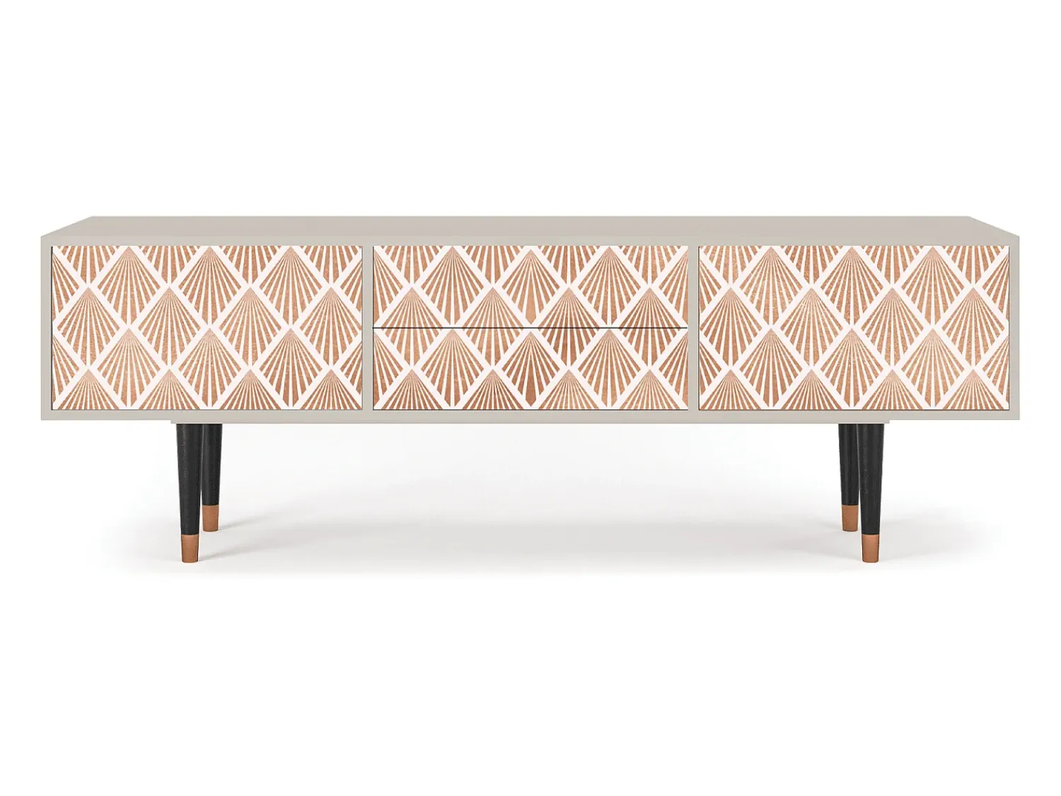 Móvel De Tv* Mueble de TV - 170х59х48 cm - T4 - Pastel Sunrise, Areia Bege