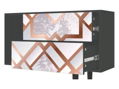 New Mueble de TV - 170х69х48 cm - T1 - Pastel Fairytale, Antracite Cinza antracite