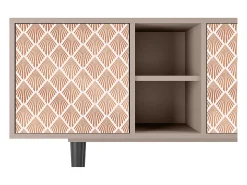 Online Mueble de TV - 150х69х41 cm - T5 - Pastel Sunrise, Latte Bege