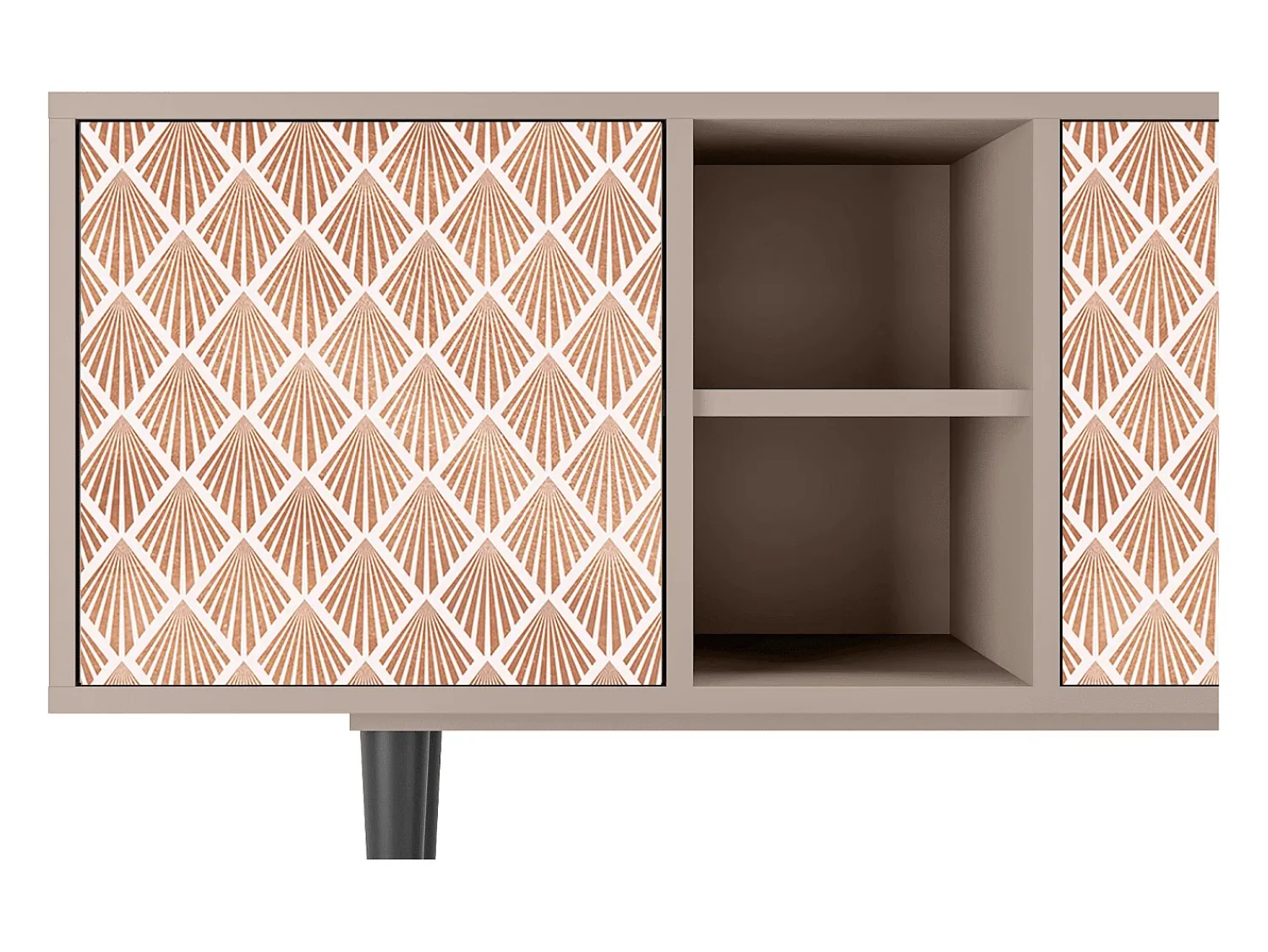 Online Mueble de TV - 150х69х41 cm - T5 - Pastel Sunrise, Latte Bege
