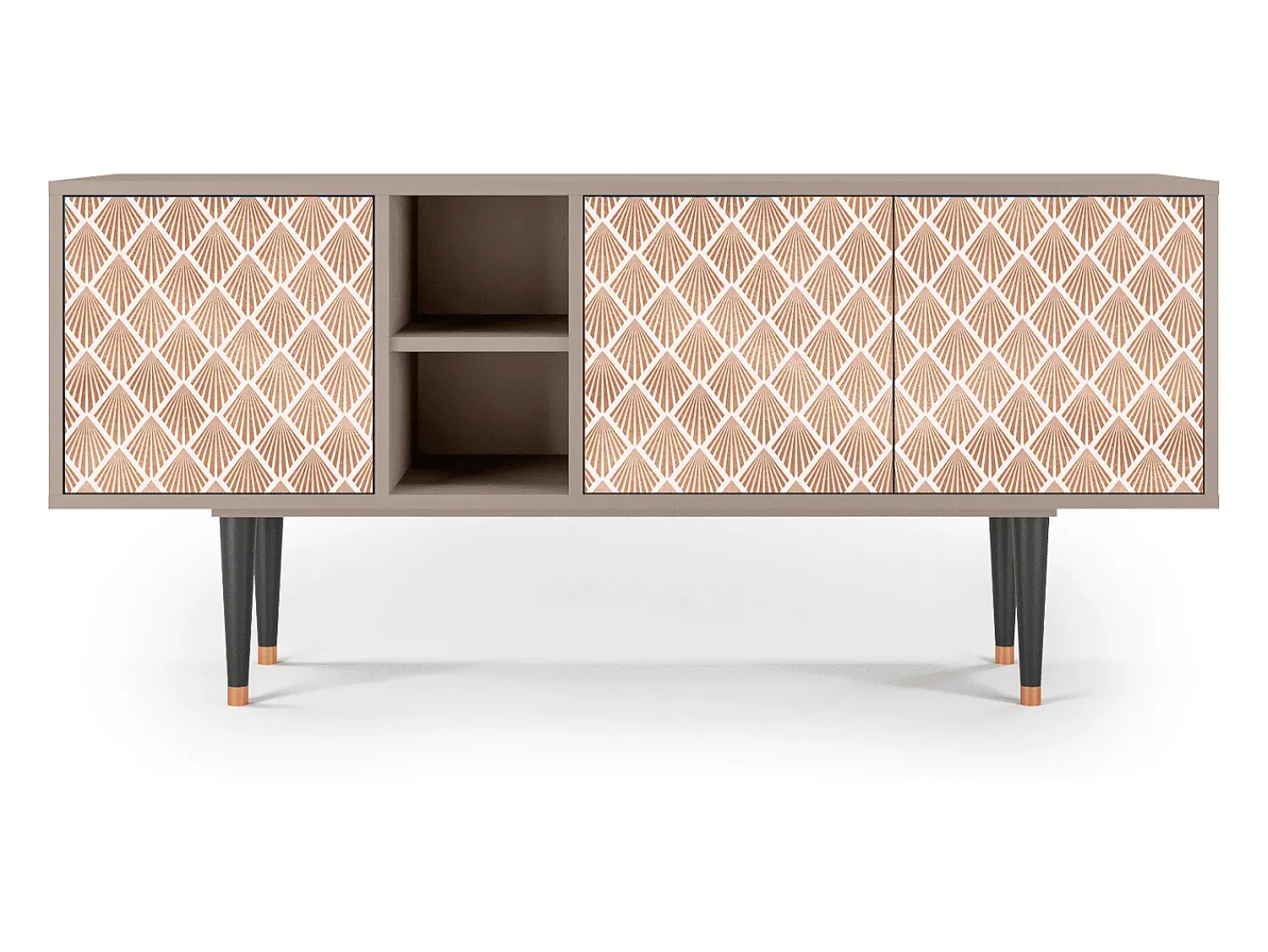 Online Mueble de TV - 150х69х41 cm - T5 - Pastel Sunrise, Latte Bege