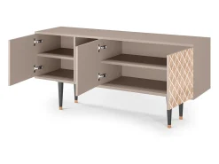Online Mueble de TV - 150х69х41 cm - T5 - Pastel Sunrise, Latte Bege
