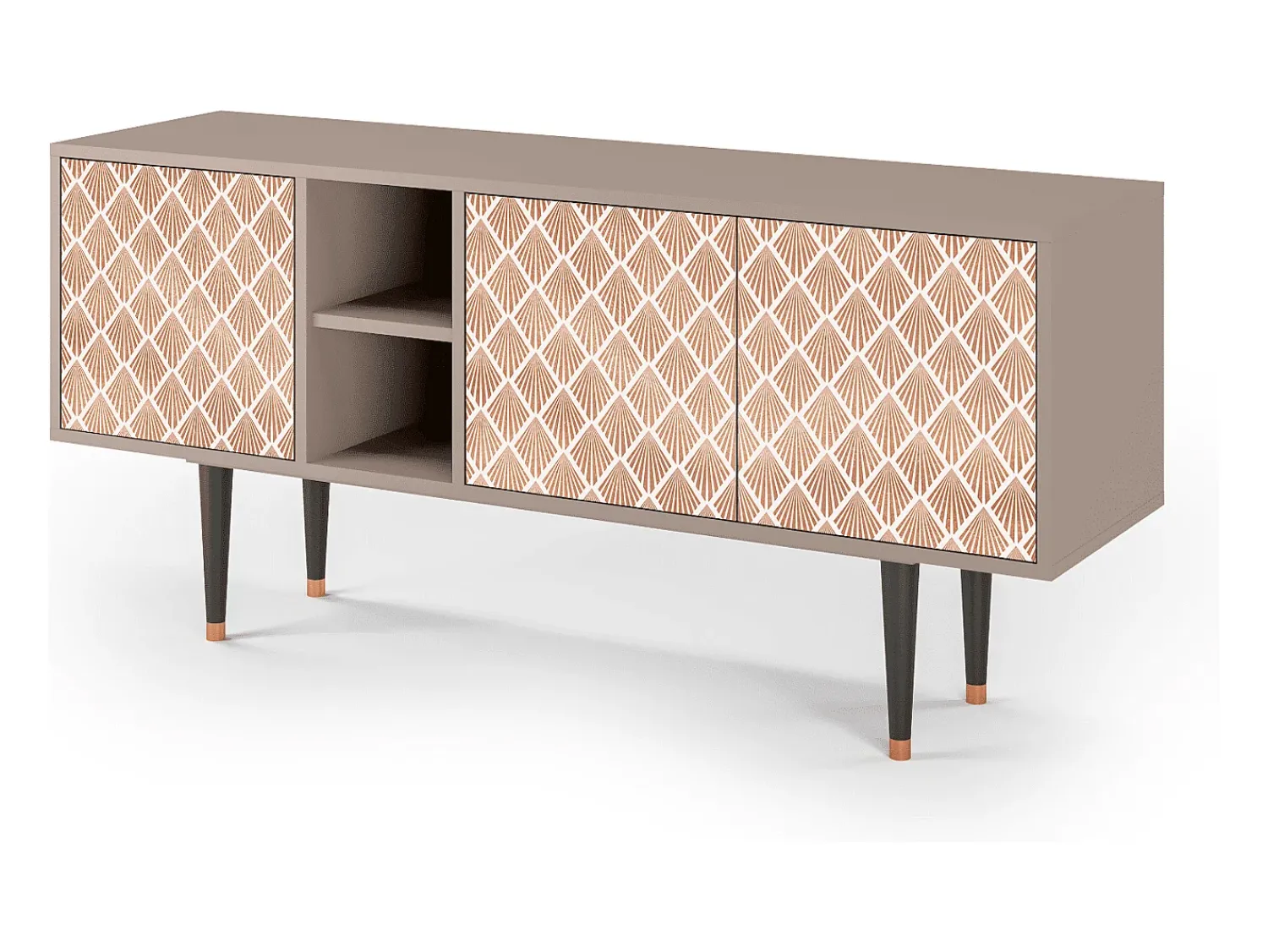 Online Mueble de TV - 150х69х41 cm - T5 - Pastel Sunrise, Latte Bege