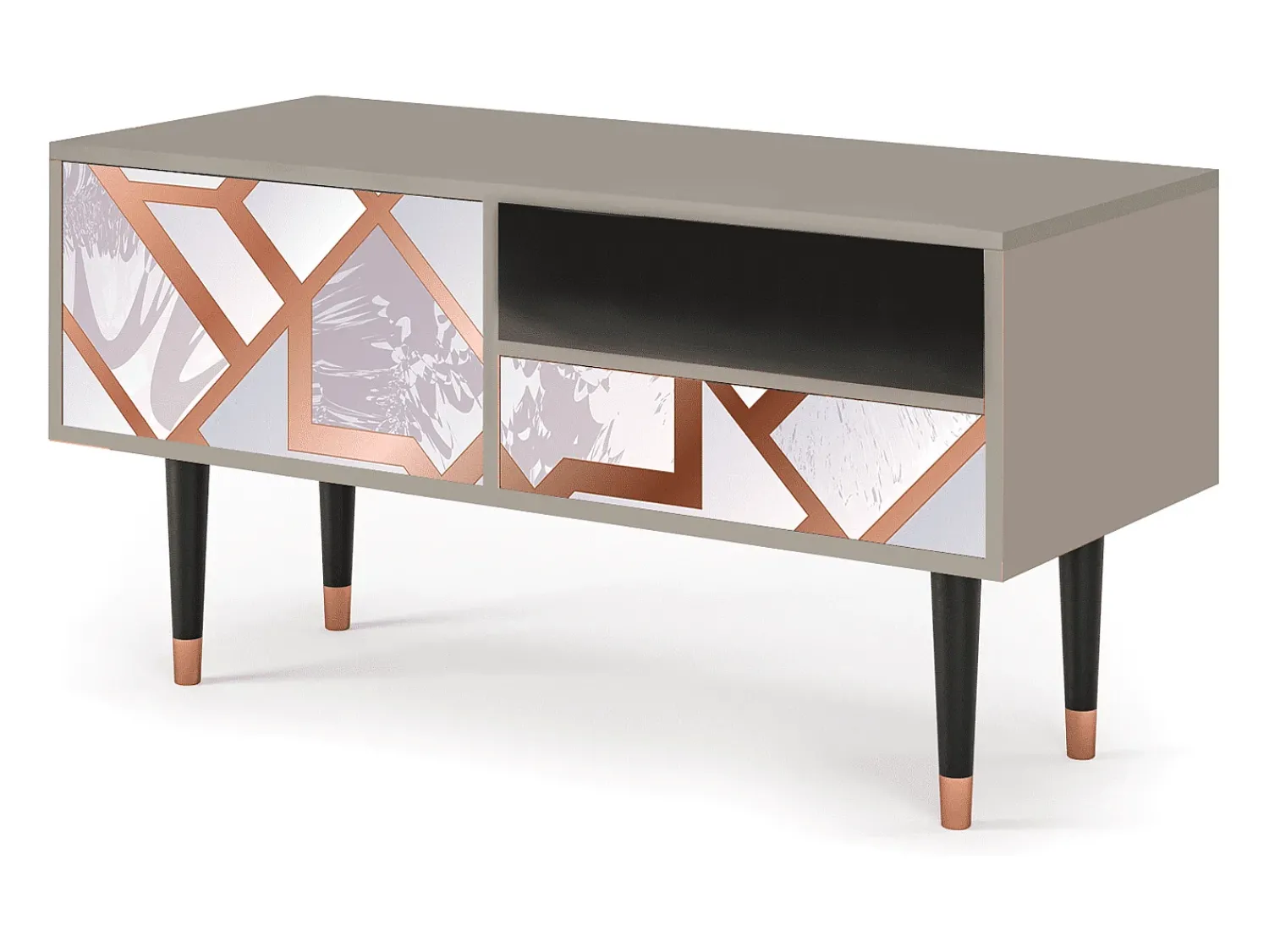 Móvel De Tv* Mueble de TV - 115х59х48 cm - T3 - Pastel Fairytale, Areia Bege