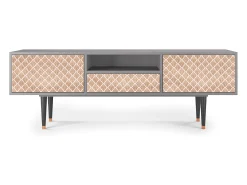 Discount Mueble de TV - 170х59х41 cm - T6 - Pastel Sunrise, Cinza Cinzento