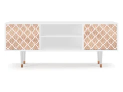New Mueble de TV - 170х69х48 cm - T2 - Pastel Sunrise, Branco Bege