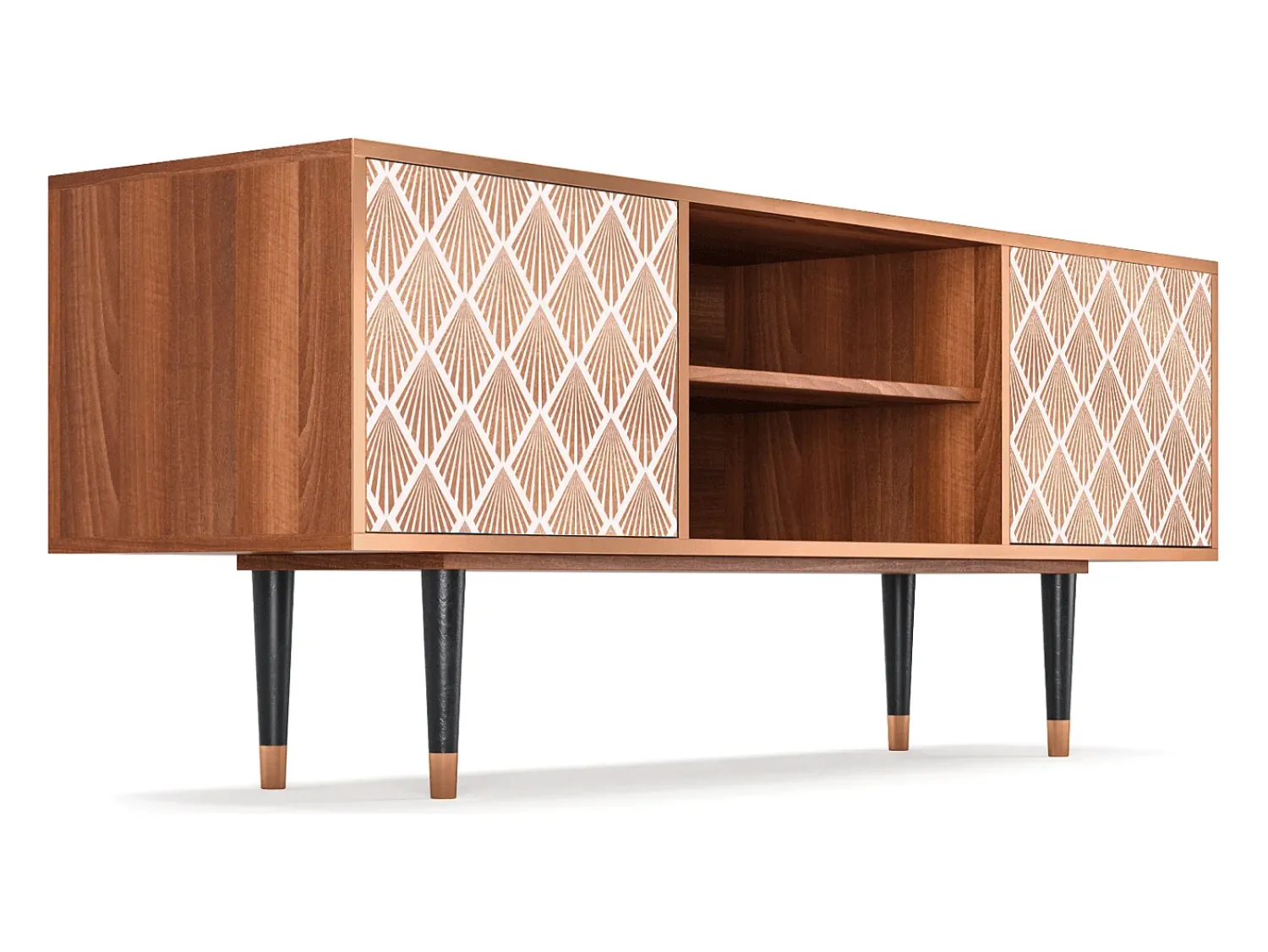 Mueble de TV - 170х69х48 cm - T2 - Pastel Sunrise, Nogueira^ Móvel De Tv