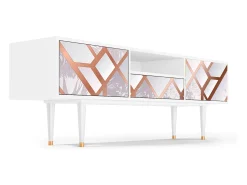 Best Mueble de TV - 170х59х41 cm - T6 - Pastel Fairytale, Branco Bege