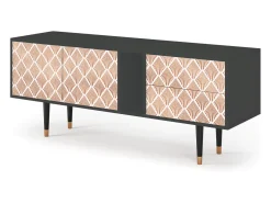 Mueble de TV - 170х69х48 cm - T1 - Pastel Sunrise, Antracite^ Móvel De Tv