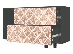 Mueble de TV - 170х69х48 cm - T1 - Pastel Sunrise, Antracite^ Móvel De Tv