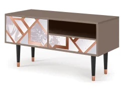 Móvel De Tv| Mueble de TV - 115х59х48 cm - T3 - Pastel Fairytale, Latte Bege