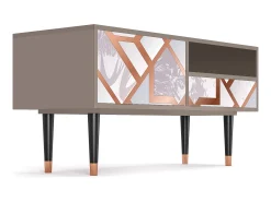 Móvel De Tv| Mueble de TV - 115х59х48 cm - T3 - Pastel Fairytale, Latte Bege