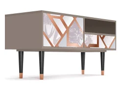 Móvel De Tv| Mueble de TV - 115х59х48 cm - T3 - Pastel Fairytale, Latte Bege