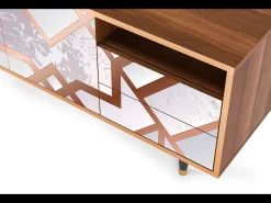 Móvel De Tv* Mueble de TV - 125х56х41 cm - T7 - Pastel Fairytale, Nogueira Castanho