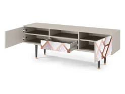Best Mueble de TV - 170х59х41 cm - T6 - Pastel Fairytale, Areia Bege