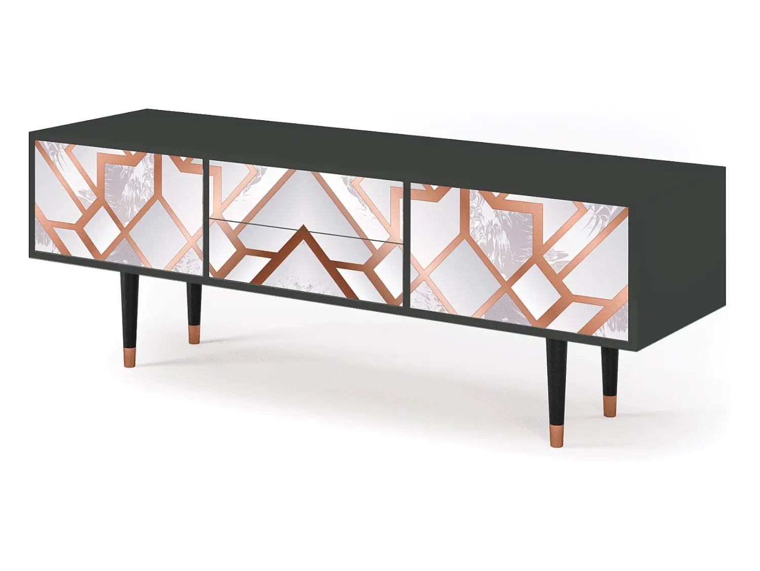 Mueble de TV - 170х59х48 cm - T4 - Pastel Fairytale, Antracite^ Móvel De Tv