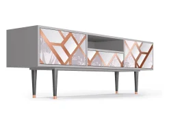 Mueble de TV - 170х59х41 cm - T6 - Pastel Fairytale, Cinza^ Móvel De Tv