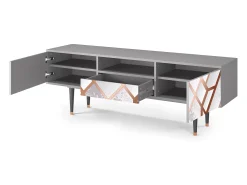 Mueble de TV - 170х59х41 cm - T6 - Pastel Fairytale, Cinza^ Móvel De Tv
