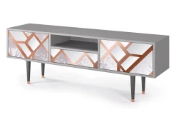 Mueble de TV - 170х59х41 cm - T6 - Pastel Fairytale, Cinza^ Móvel De Tv