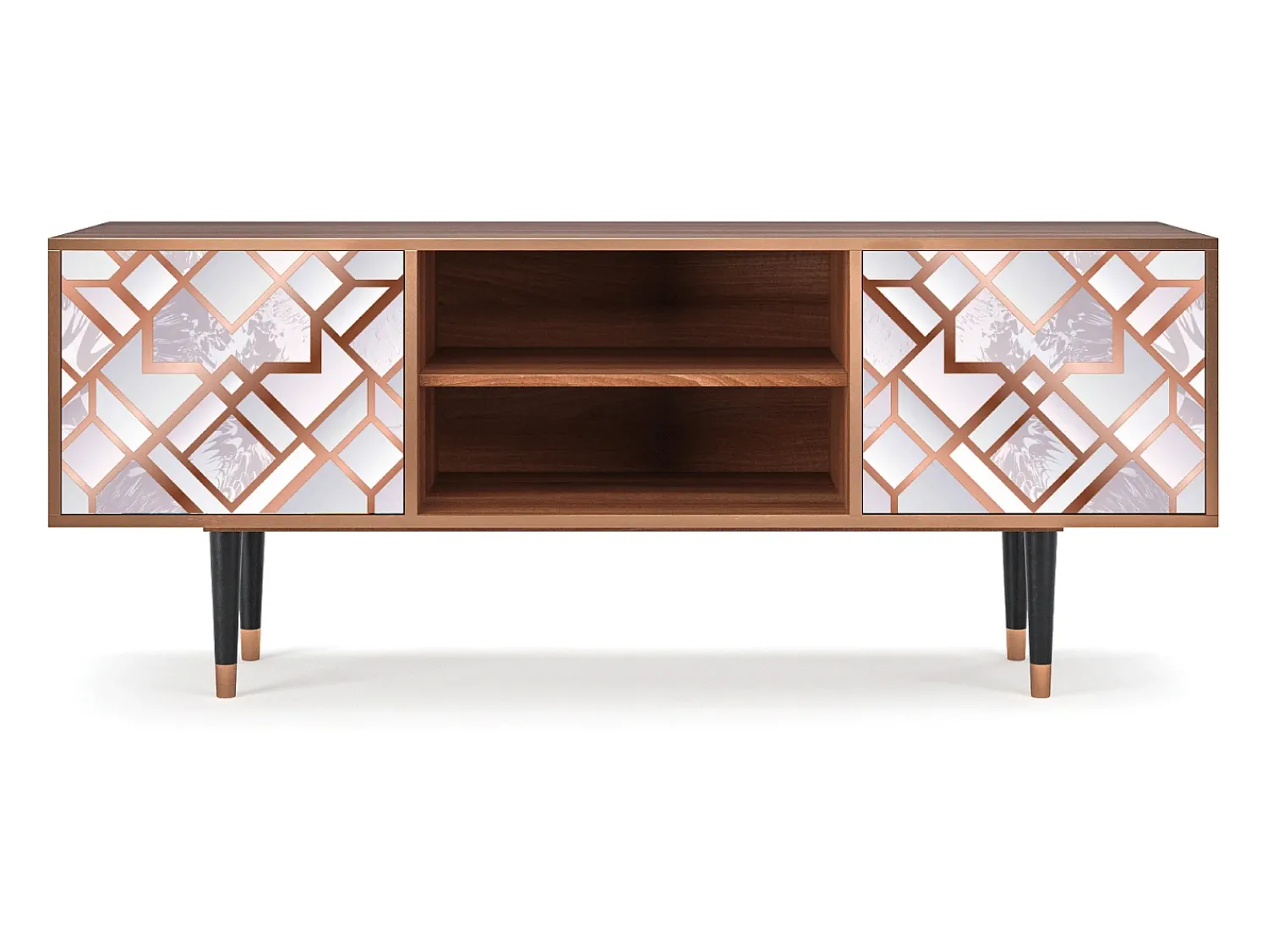 Móvel De Tv* Mueble de TV - 170х69х48 cm - T2 - Pastel Fairytale, Nogueira Castanho