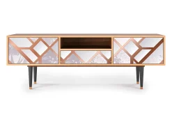 Mueble de TV - 170х59х41 cm - T6 - Pastel Fairytale, Nogueira^ Móvel De Tv