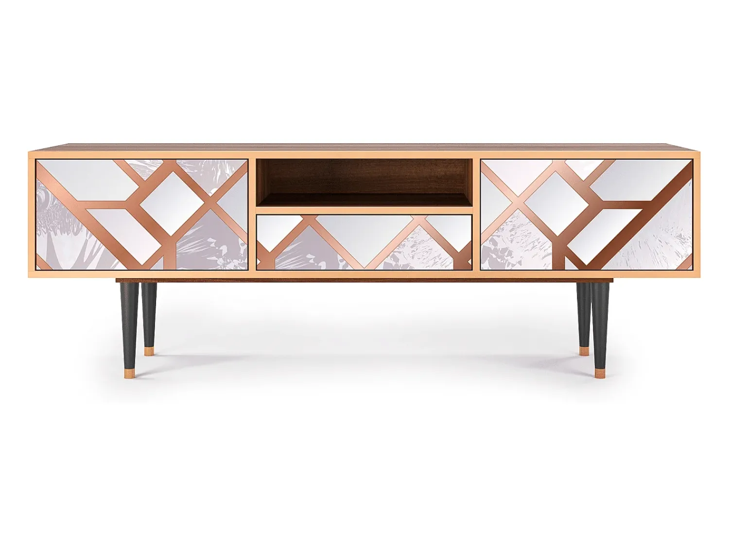 Mueble de TV - 170х59х41 cm - T6 - Pastel Fairytale, Nogueira^ Móvel De Tv