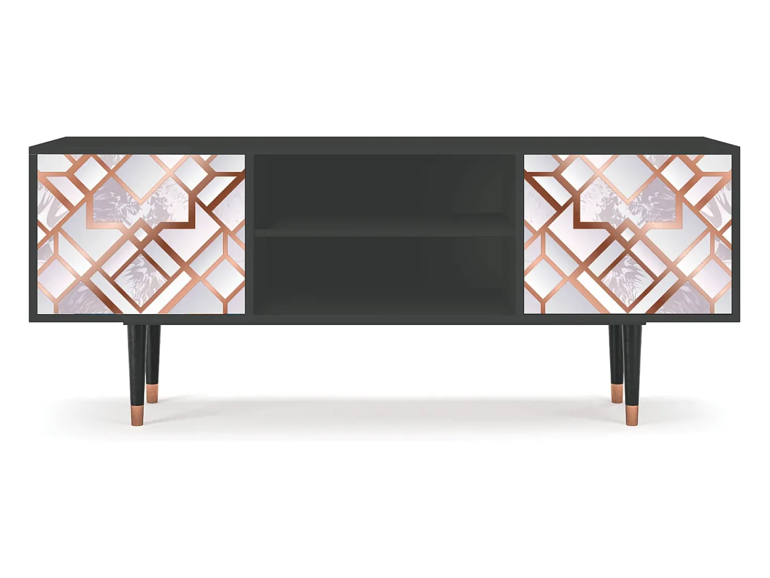Mueble de TV - 170х69х48 cm - T2 - Pastel Fairytale, Antracite^ Móvel De Tv
