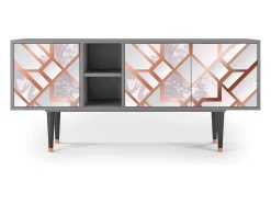 Mueble de TV - 150х69х41 cm - T5 - Pastel Fairytale, Cinza^ Móvel De Tv