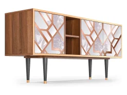 Mueble de TV - 150х69х41 cm - T5 - Pastel Fairytale, Nogueira^ Móvel De Tv