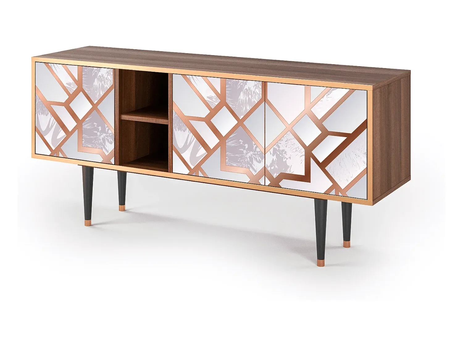 Mueble de TV - 150х69х41 cm - T5 - Pastel Fairytale, Nogueira^ Móvel De Tv