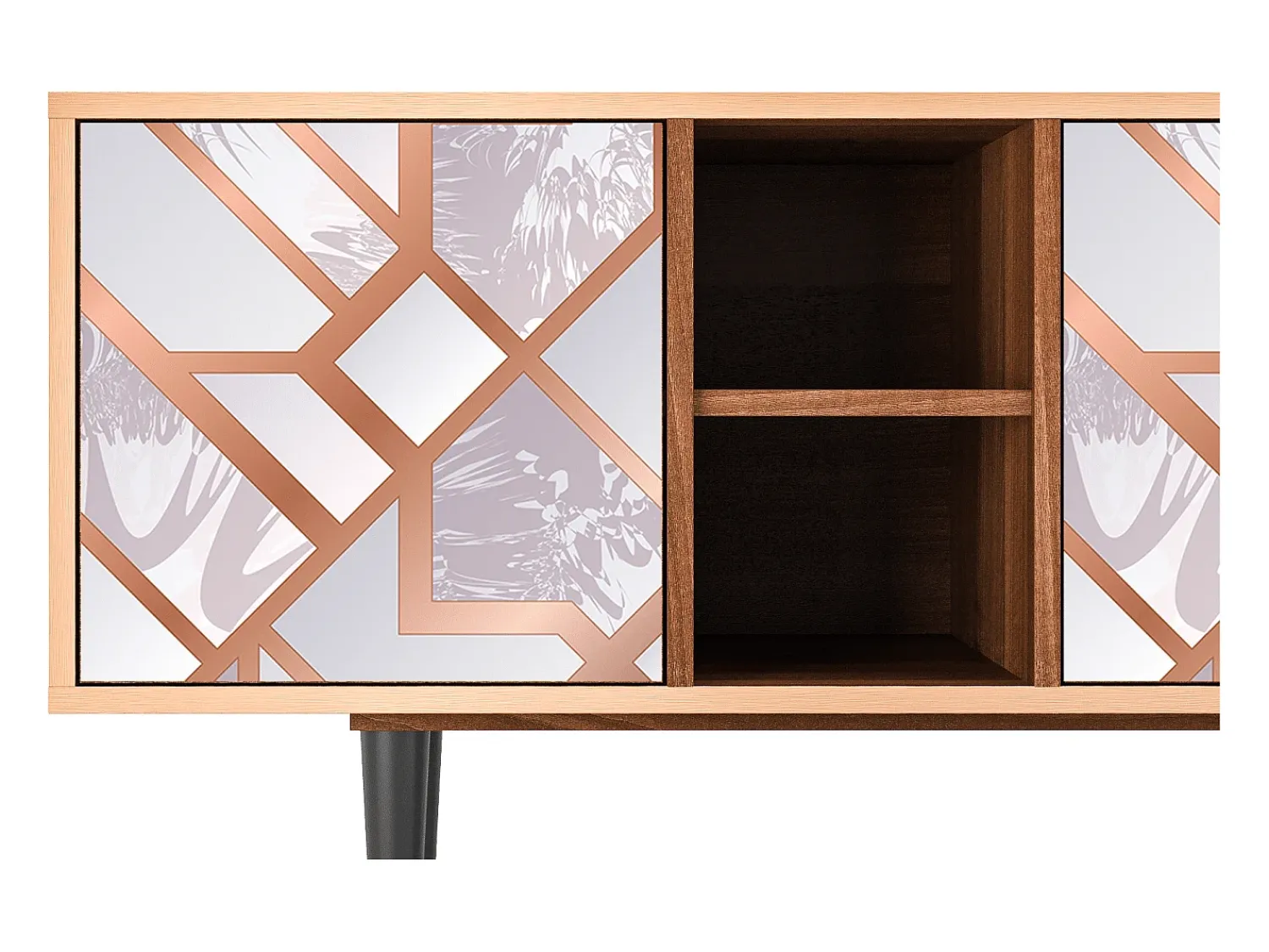 Mueble de TV - 150х69х41 cm - T5 - Pastel Fairytale, Nogueira^ Móvel De Tv