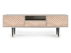 Móvel De Tv* Mueble de TV - 170х59х41 cm - T6 - Pastel Sunrise, Areia Bege