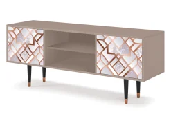 Móvel De Tv| Mueble de TV - 170х69х48 cm - T2 - Pastel Fairytale, Latte Bege
