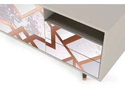 Mueble de TV - 125х56х41 cm - T7 - Pastel Fairytale, Areia^ Móvel De Tv