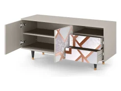 Mueble de TV - 125х56х41 cm - T7 - Pastel Fairytale, Areia^ Móvel De Tv