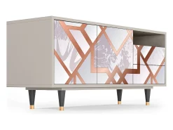 Mueble de TV - 125х56х41 cm - T7 - Pastel Fairytale, Areia^ Móvel De Tv