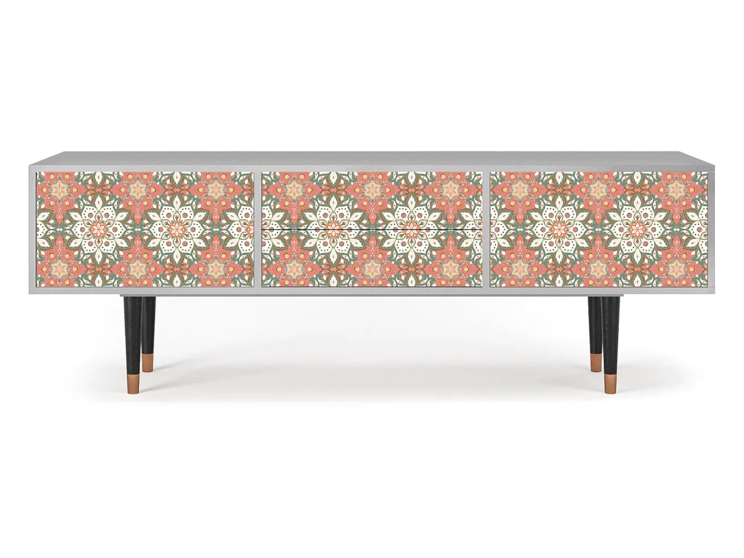 Móvel De Tv* Mueble de TV - 170х59х48 cm - T4 - Peach Grove, Cinza Cinzento