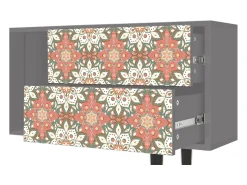 Mueble de TV - 170х69х48 cm - T1 - Peach Grove, Cinza^ Móvel De Tv