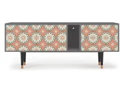 Mueble de TV - 170х69х48 cm - T1 - Peach Grove, Cinza^ Móvel De Tv