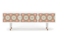 Móvel De Tv| Mueble de TV - 170х59х48 cm - T4 - Peach Grove, Branco Bege