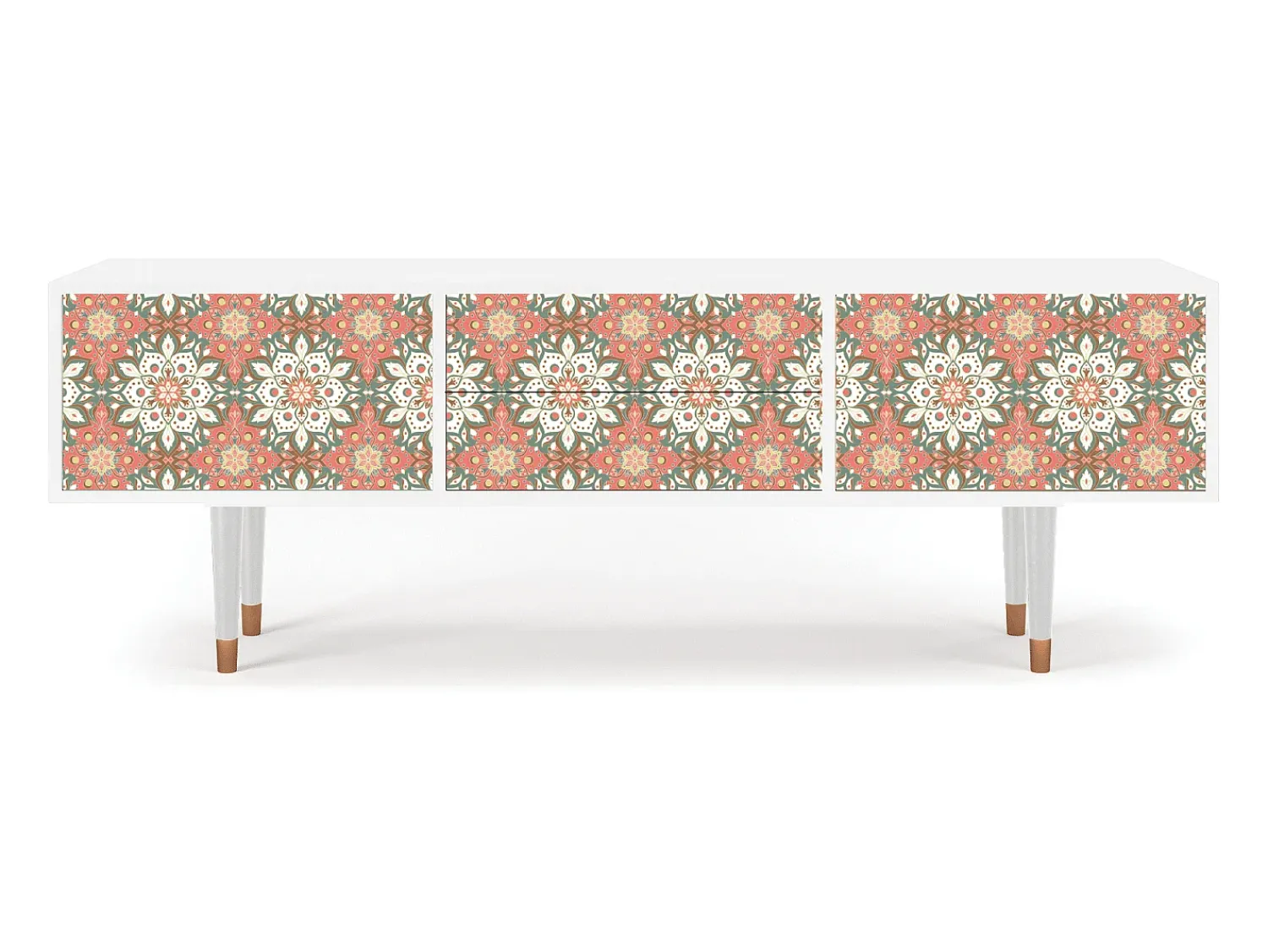 Móvel De Tv| Mueble de TV - 170х59х48 cm - T4 - Peach Grove, Branco Bege
