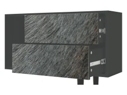 Móvel De Tv* Mueble de TV - 170х69х48 cm - T1 - Peanut Hair, Antracite Cinza antracite