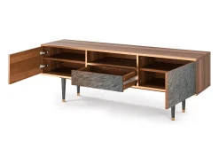 Outlet Mueble de TV - 170х59х41 cm - T6 - Peanut Hair, Nogueira Castanho