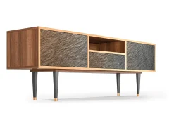 Outlet Mueble de TV - 170х59х41 cm - T6 - Peanut Hair, Nogueira Castanho