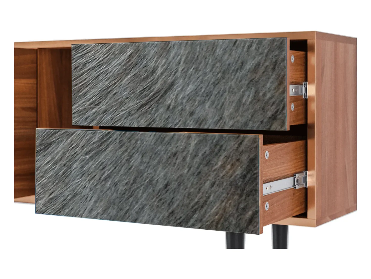 Online Mueble de TV - 170х69х48 cm - T1 - Peanut Hair, Nogueira Castanho