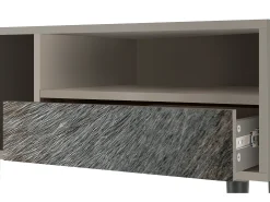 New Mueble de TV - 115х59х48 cm - T3 - Peanut Hair, Areia Bege